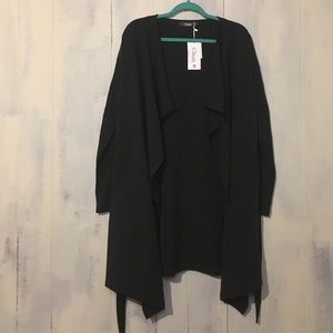 Belted Black Blazer - NWT